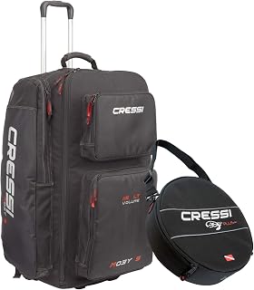 Cressi Strong Large Capacity Roller Luggage Bag 115L (Moby 5)