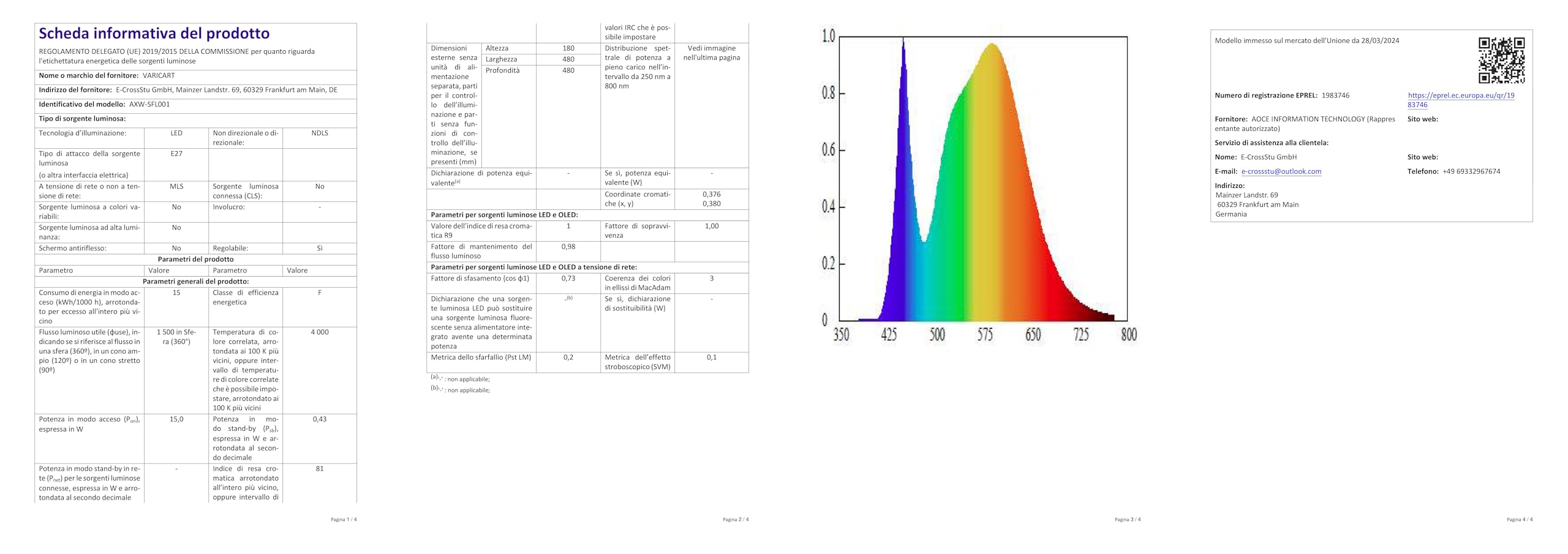 Ventilatore Da Soffitto Con Luce LED | Telecomando | 3 Velocità E 3 Temperature Colore | Per Interni - Foto 13