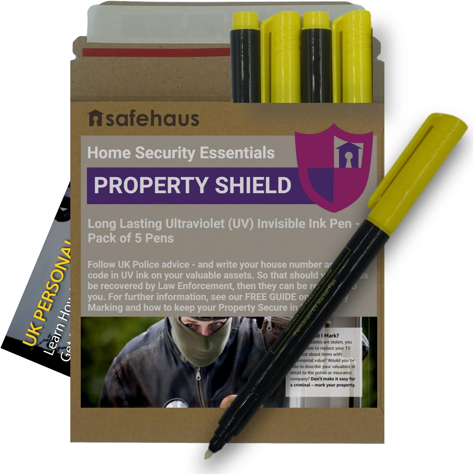 Ultraviolet Permanent Security Invisible Ink Pen