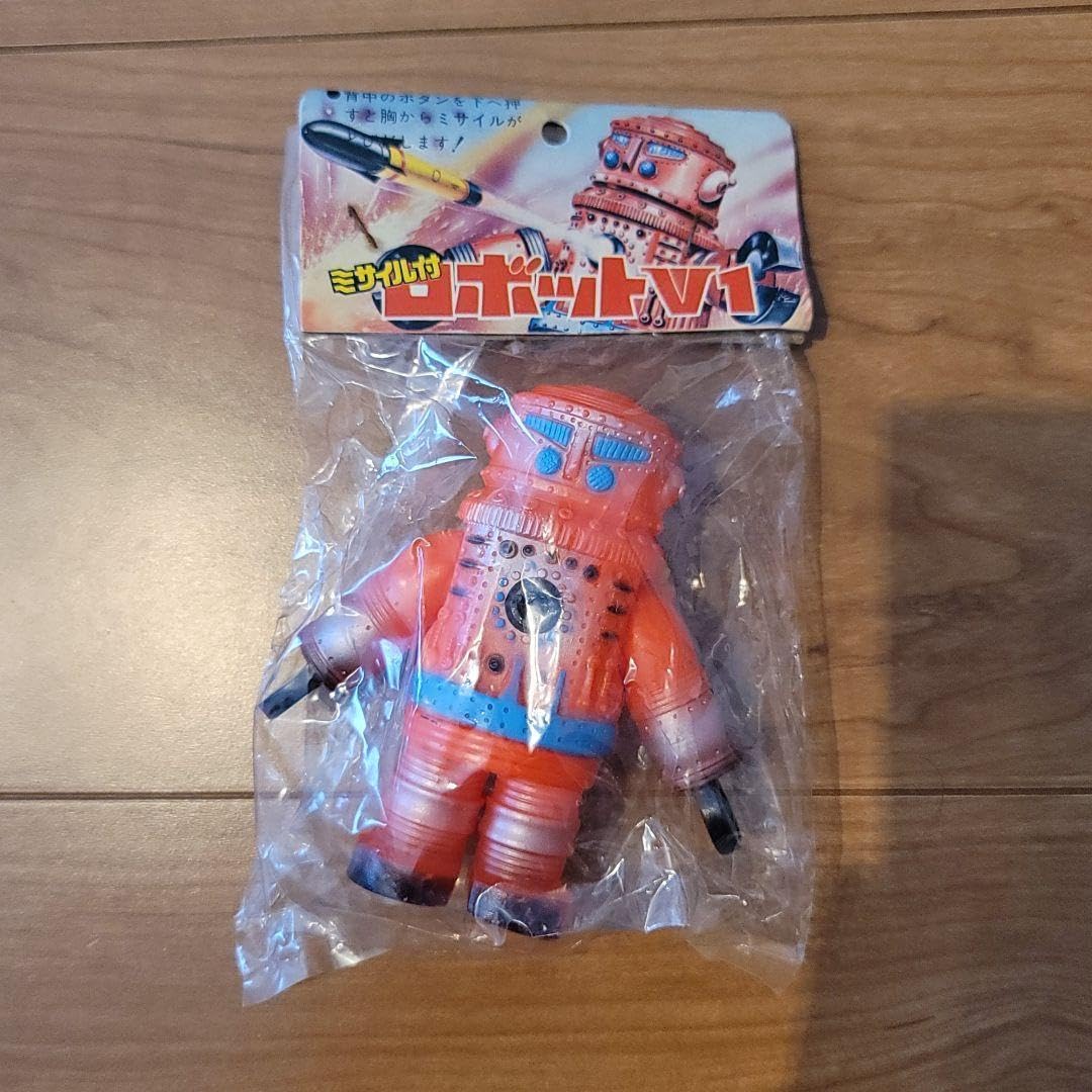 Amazon.co.jp: ミサイル付 ロボットV1 ロボットV2 S.K.H ソフビ 当時物