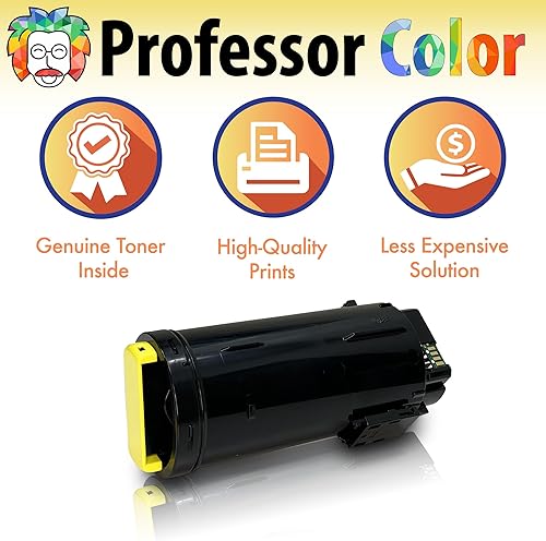Miniatura 5 de Cartucho de tóner OEM recodificado para Xerox VersaLink C500  106R03868 - Amarillo de rendimiento extra alto (7,400 páginas)