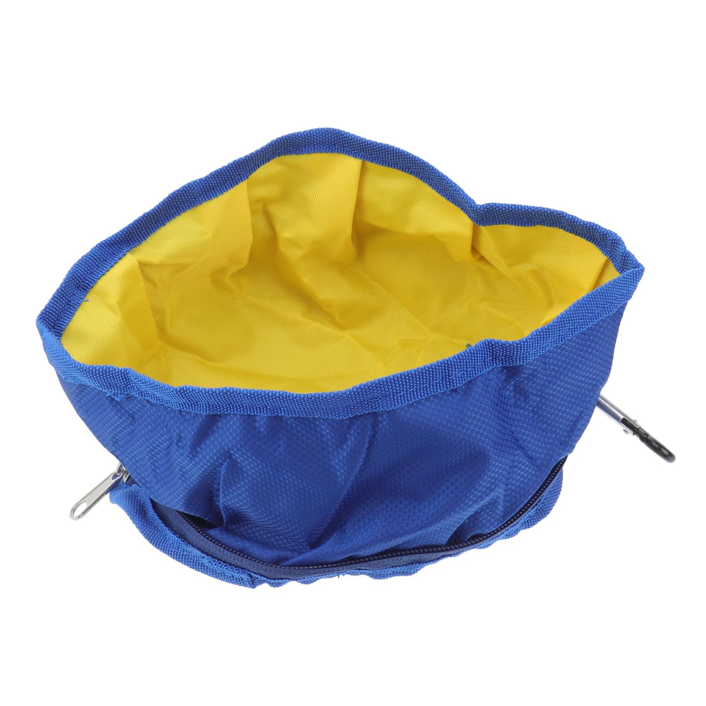 Didiseaon 3 Pezzi Ciotole Per Animali Domestici Ciotole Per Acqua Portatili Per Cani E Gatti in Poliestere 19x19 Cm Con Gancio A Cerniera