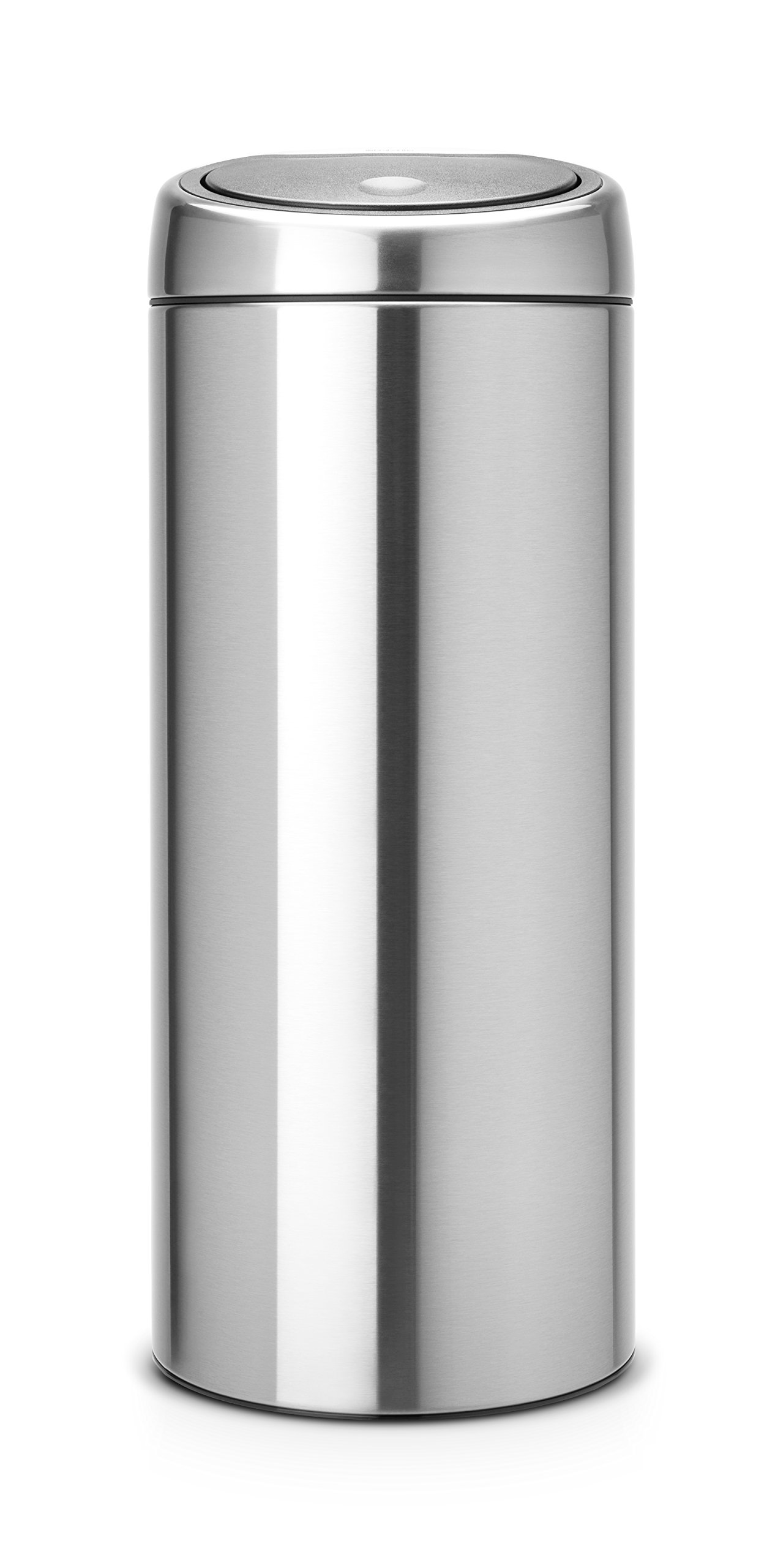 Brabantia Matt Steel Fingerprint Proof Touch Bin, 30 L