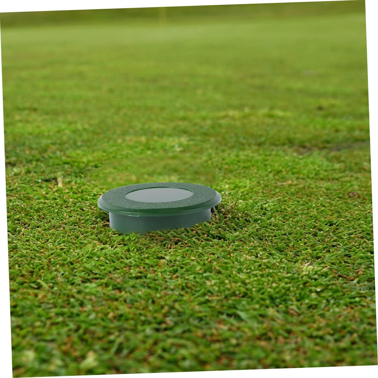 WOONEKY Golf Hole Cup Cap 2pcs Golfing Accessories Putting Hole Cup Cover Golfing Supplies for Training