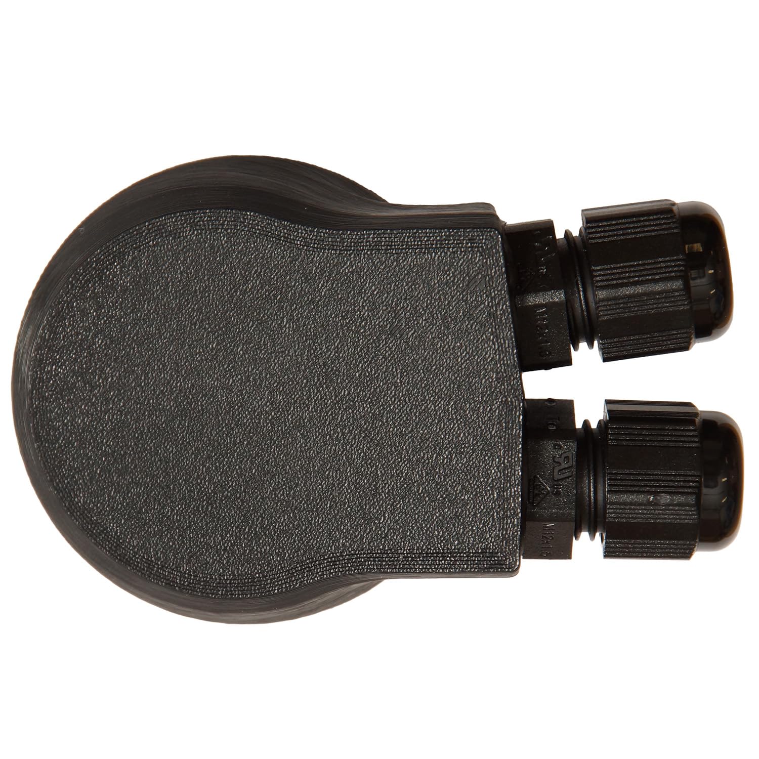 Panneau solaire, entrée de câble, passe-câble solaire, étanche avec joint de qualité supérieure (butyl), camping-car, caravane, bateau, noir, sans câble