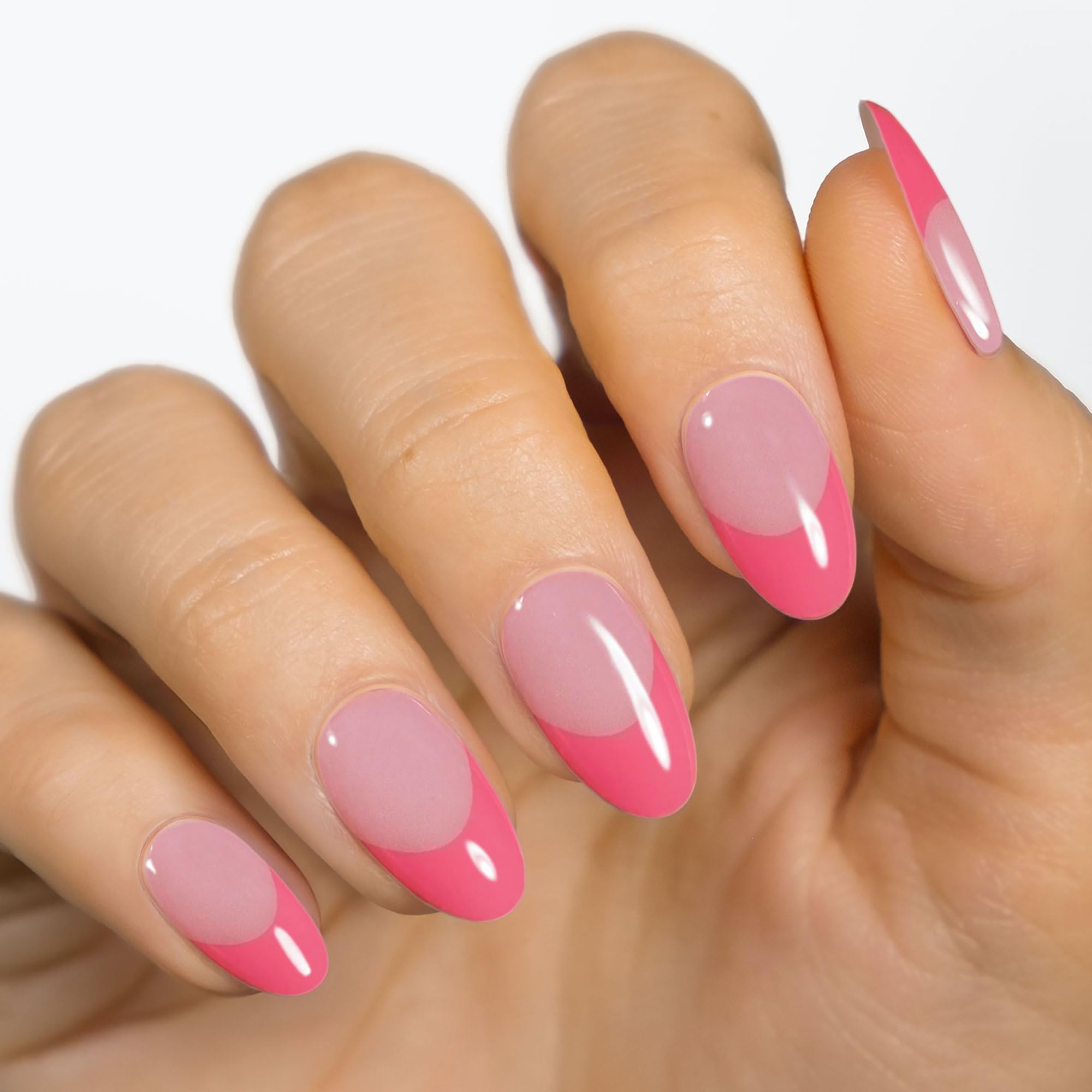 MOYOU LONDON Semi Cured Gel Nail Strips - 20 Pcs. Nail Wraps for Salon-Quality Manicure - Works with Any UV Nail Lamp - Easy to Apply, Trim, & Remove Gel Nail Stickers - Image 2