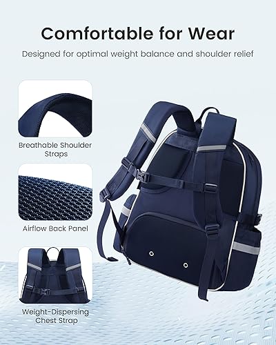 Miniatura 5 de Sucipi Bolsa de tenis para niños, mochila profesional para jóvenes, bolsas de raqueta de tenis para mujeres, regalos de tenis para niños y niñas