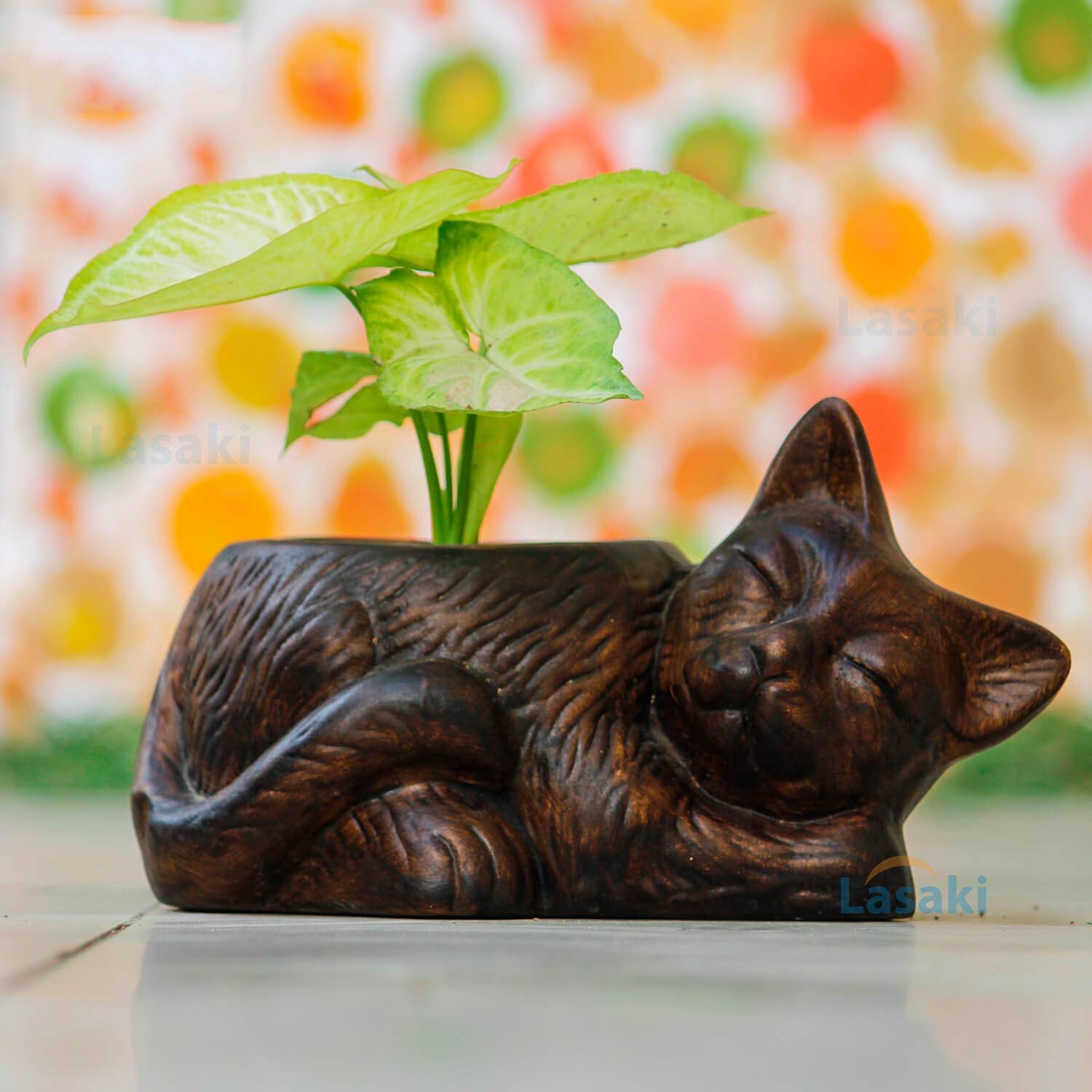 Lasaki Cat Kitty Ceramic Pots for Indoor Plants Planters Flower pots Gamla Table Top Outdoor Succulent Cactus Plant Pot Container Planter (Antique)(Plants not Included) (B07K2SBS83) Amazon Price History, Amazon Price Tracker