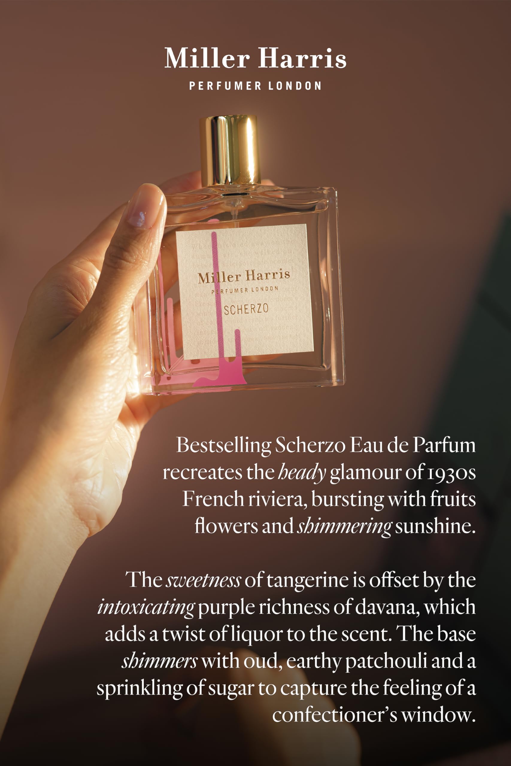 Amazon.com : Miller Harris Scherzo Eau de Parfum | Floral, Oud