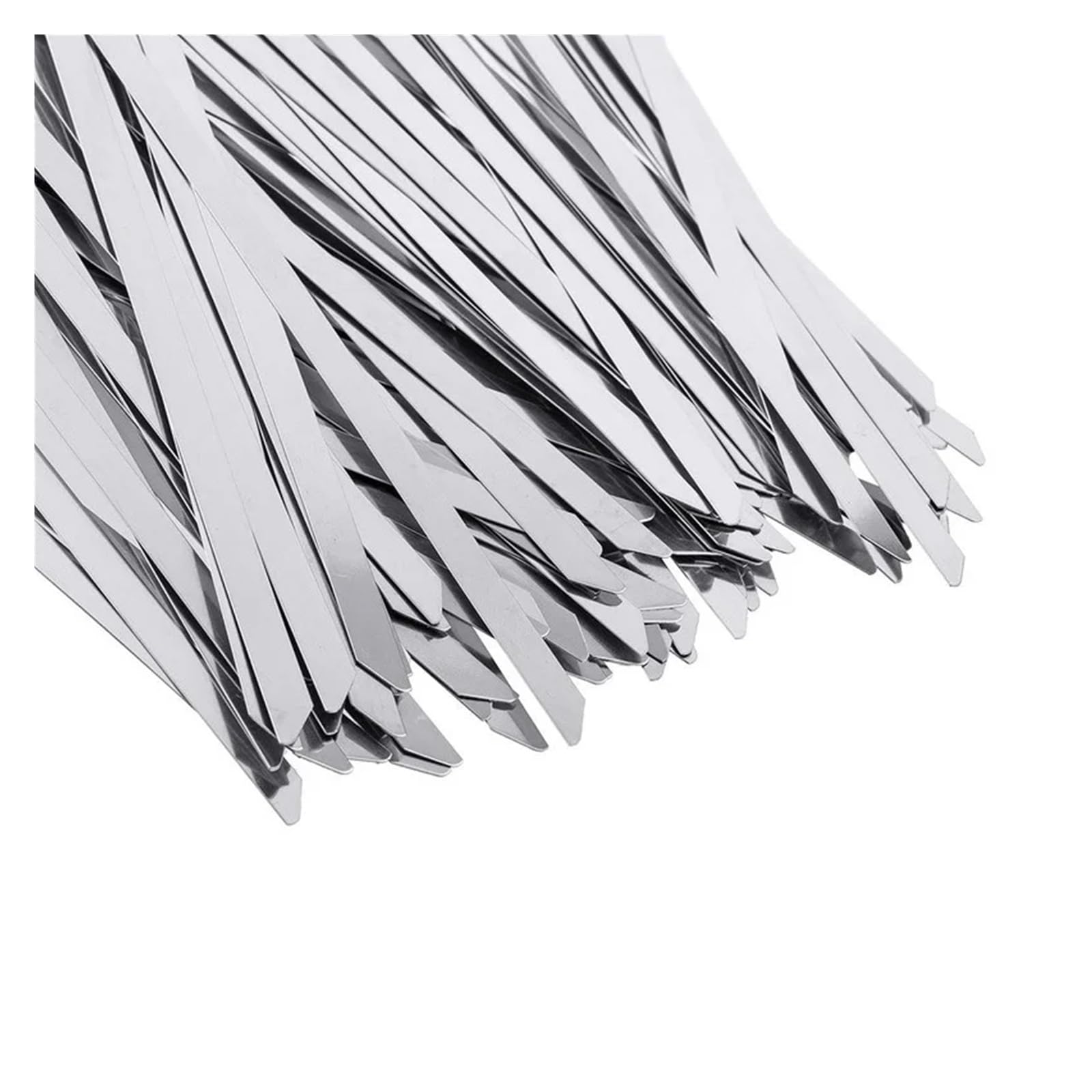 Fascette stringicavo in acciaio inossidabile, fascette stringicavo rivestite, fascette stringicavo in metallo con bloccaggio multiuso(7.9x500mm x100pcs)