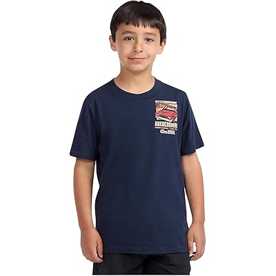 Мужская рубашка abercrombie kids Anf Car Show Tee (Big Kid) navy blazer