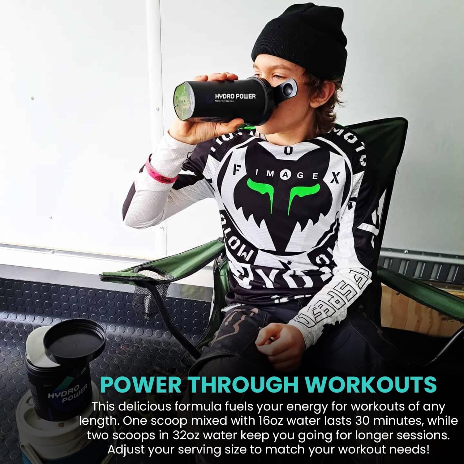 Hydro Power Endurance Fuel High Carb Supplement - Maximize Endurance & Performance with Superior Electrolyte & Calories Mix - Vegan, Non-GMO, & Gluten Free - Blue Razz Flavor, 20 Serving