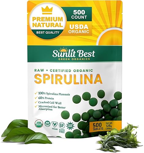 Miniatura 10 de Sunlit Best Organics Spirulina 8 Oz Polvo