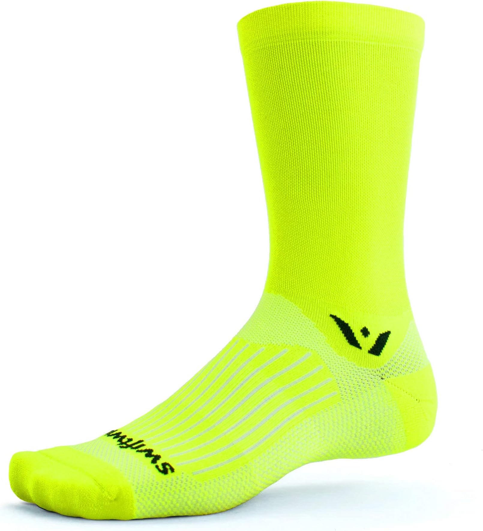 Swiftwick- ASPIRE SEVEN Cycling Socks, Firm Compression Fit, Tall Crew