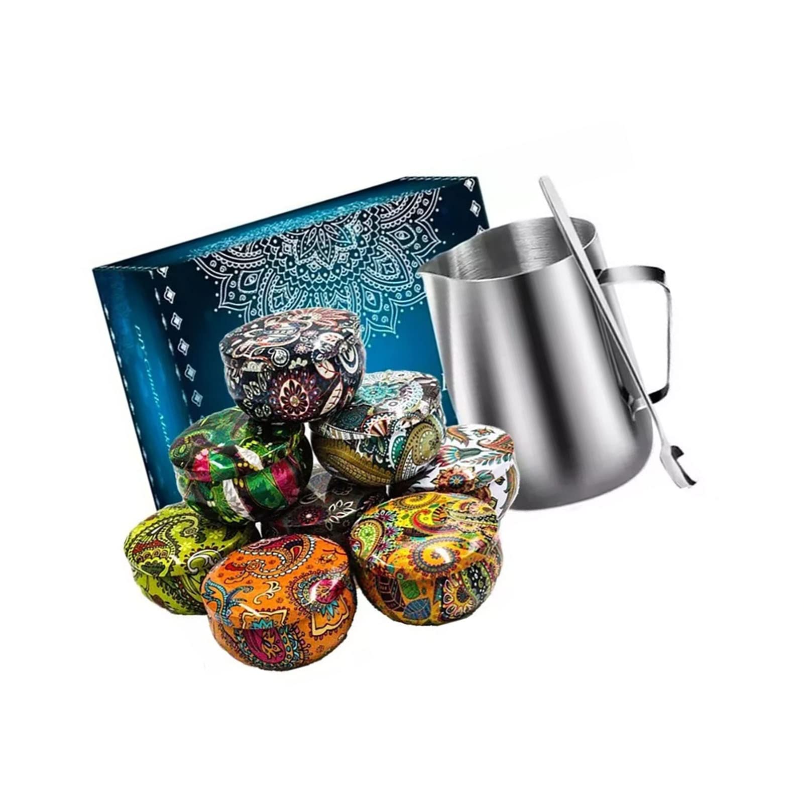 BTOSEP Kit de fabricación de velas, juego de velas perfumadas para adultos y adolescentes, material de cera de abeja, 4 unidades, 1200 g