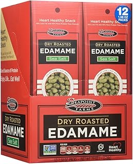 Seapoint Farms Dry Roasted Edamame - Sea Salt - 1.58 OZ - 12 pk