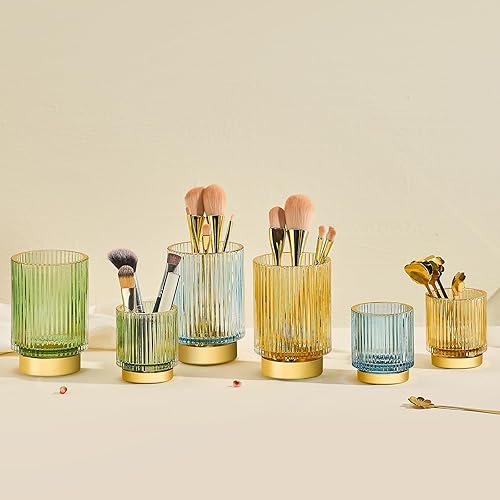 Miniatura 7 de Organizador de brochas de maquillaje, soportes para cepillos de dientes, soporte para lápices de escritorio, taza multifuncional para cepillos de