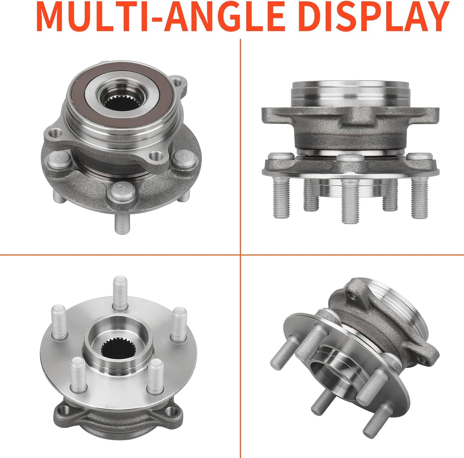 DRIVESTAR 513287 Front Wheel Hub & Bearing Assembly Driver/Passenger for Toyota Prius/for Toyota Prius Plug-in 2010-2015, 2011-2016 for Lexus CT200h