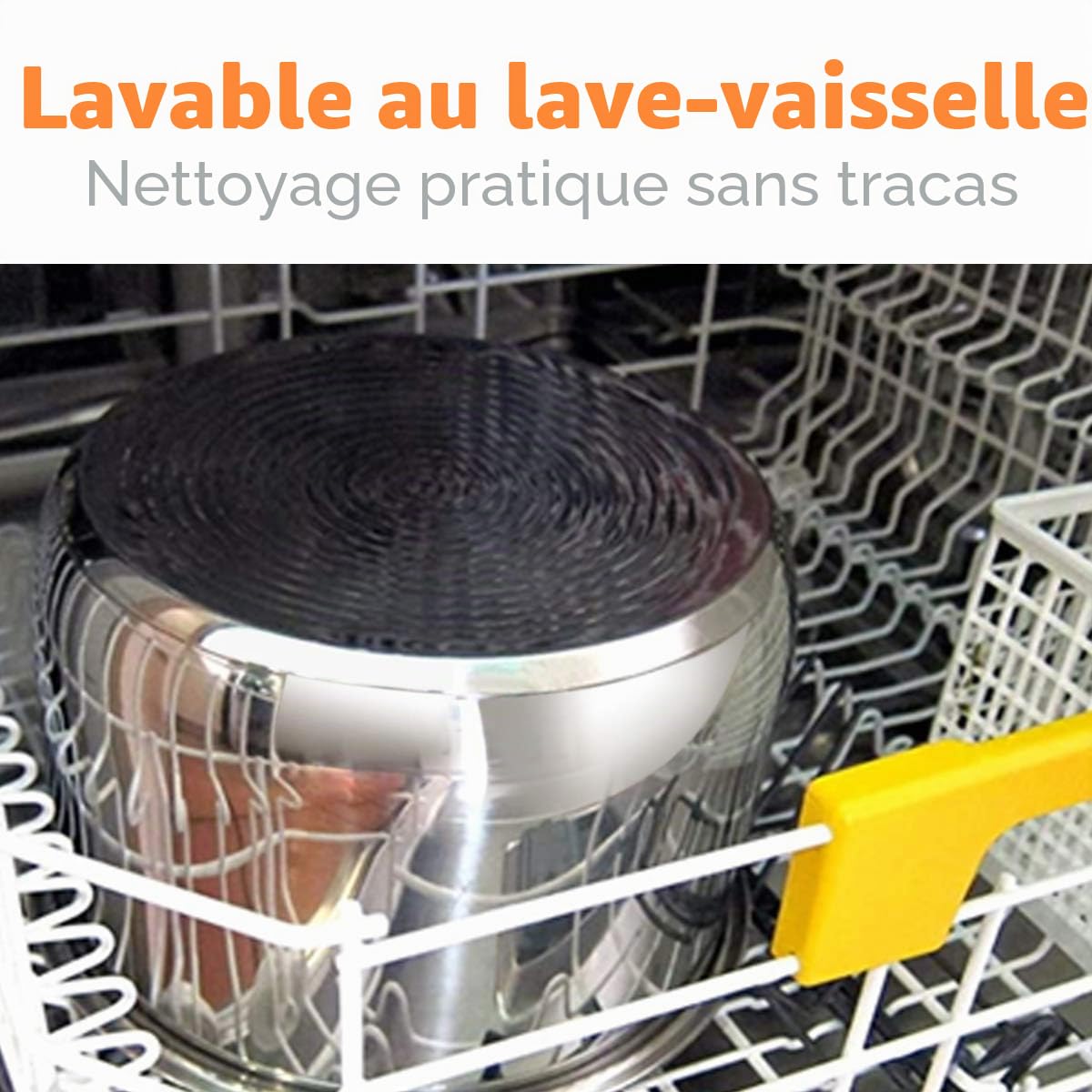 Sicheer Rechange en acier inoxydable pour pot intérieur de casserole compatible avec Ninja Foodi 8 l
