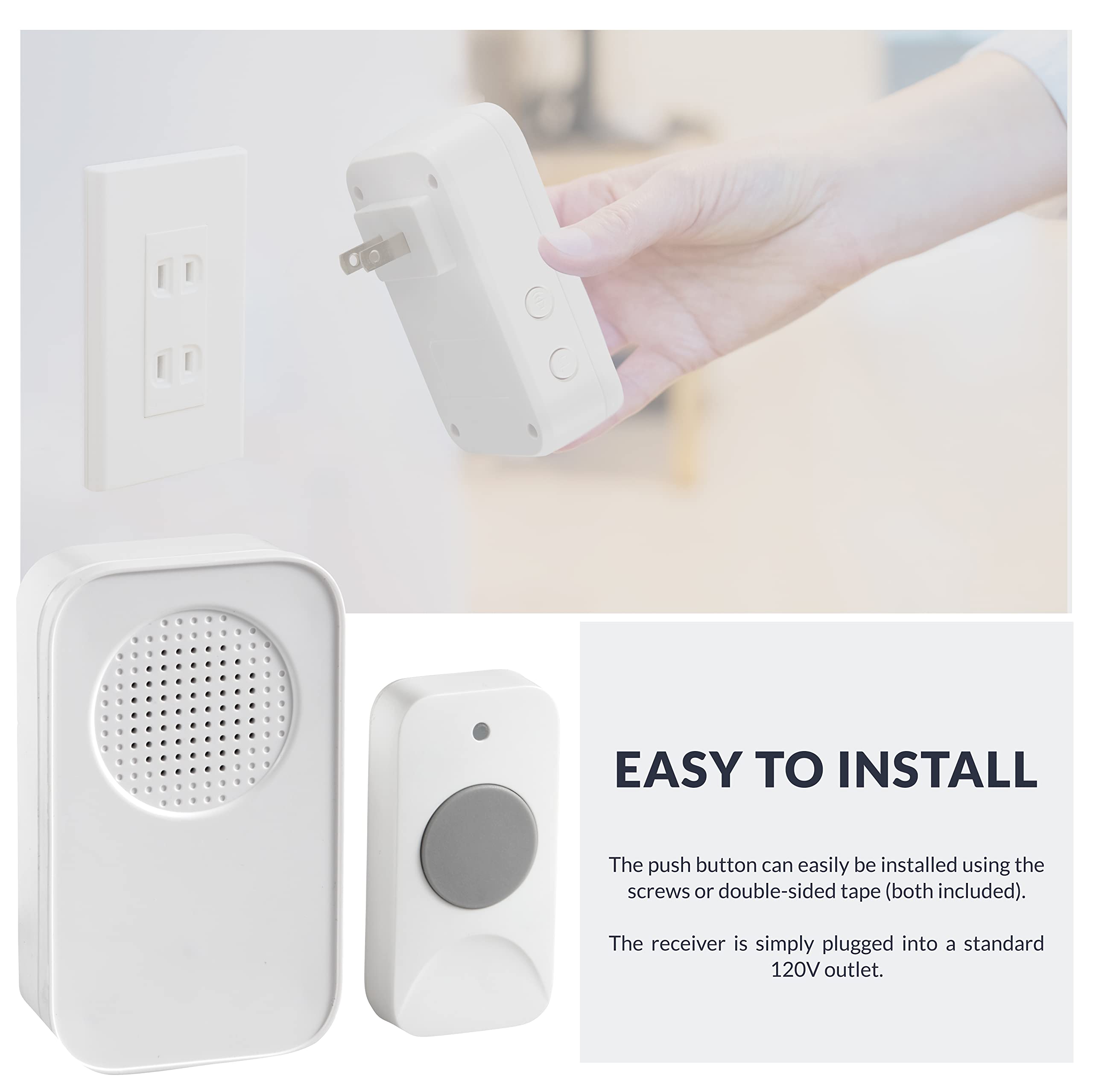 Newhouse Hardware PlugIn Wireless Door Chime Kit With, 51 OFF