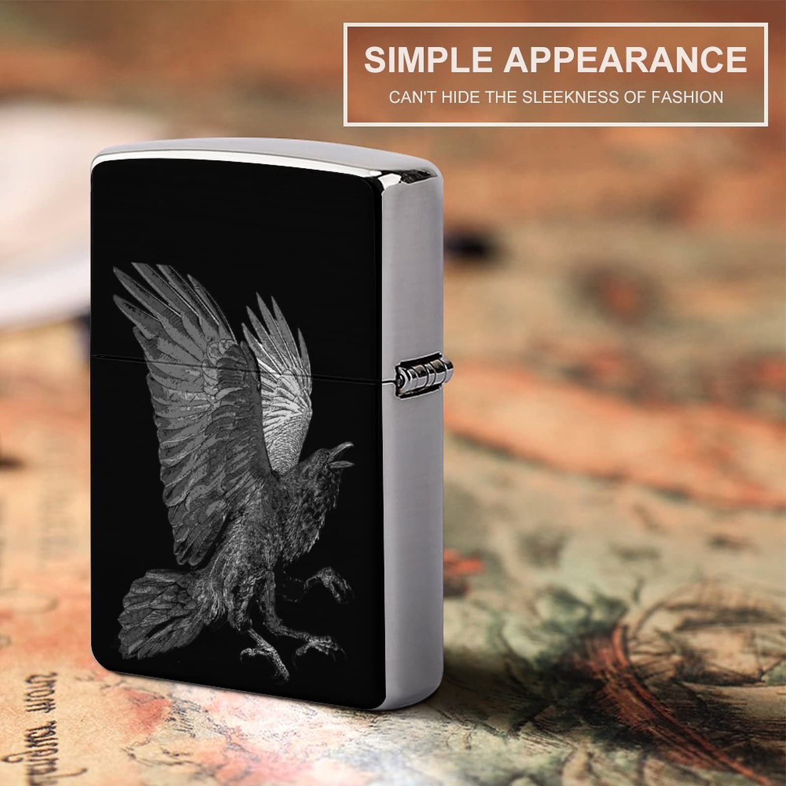 Amazon.co.jp: ライターケース Zippo兼用ケース 八咫烏 カラス 鳥