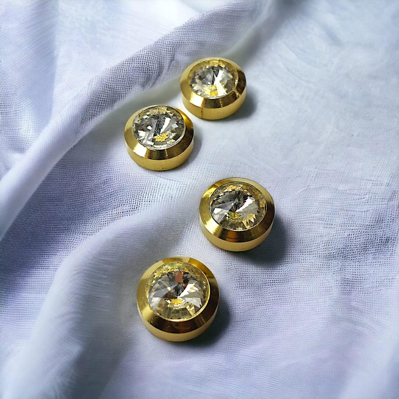 Gold Mirror Screw Caps - Decorative Brass Screws -3