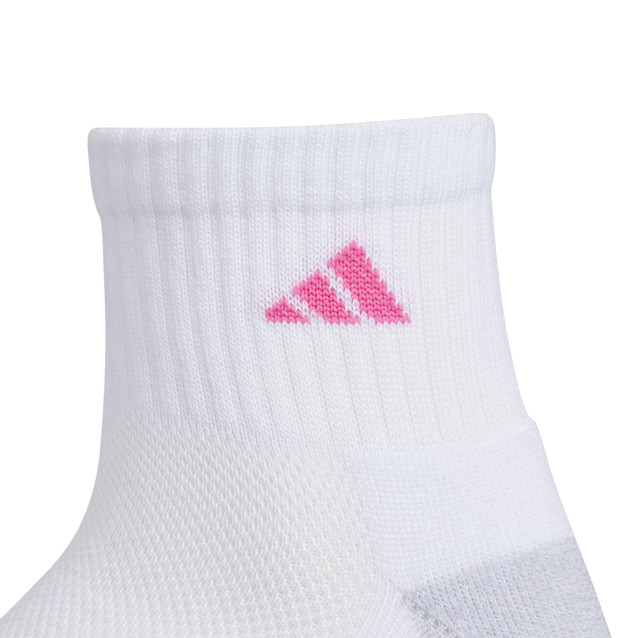 Lot de 6 paires de chaussettes de sport rembourrées pour enfants, garçons et filles, en tissu durable adidasGirls
