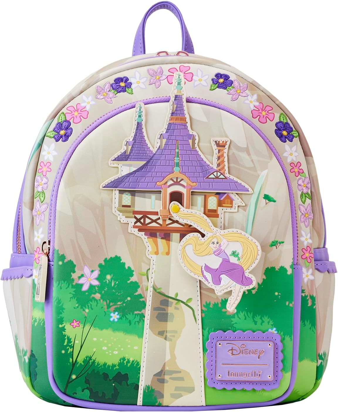 Loungefly Disney Tangled Rapunzel Swinging From Tower Mini Backpack - Image 2