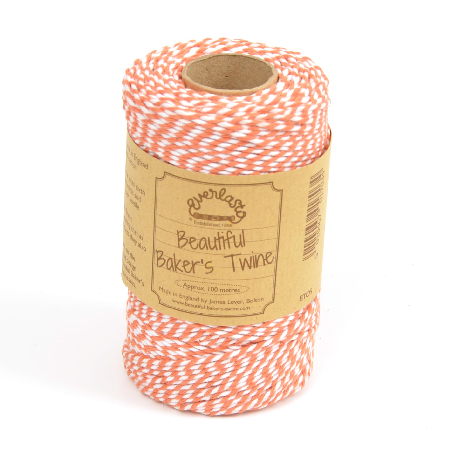 Everlasto Orange 100M - Original 'Beautiful Bakers Twine' (2Mm Approx) (Orange)