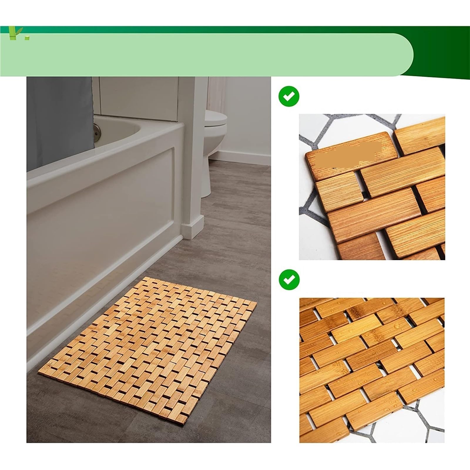 Alfombra De Baño for Madera Plegable - Escalones for Bañera SPA Y Sauna Accesorios for El Piso para Ducha