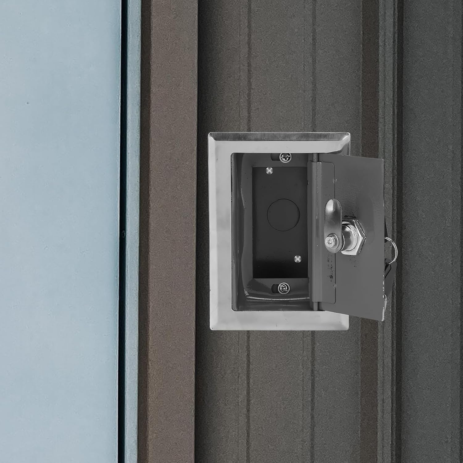Zerodeko Manual Switch Box for Rolling Shutter and Door Switch with Sleek Contemporary Enclosure Suitable for Indoor or Outdoor Installation