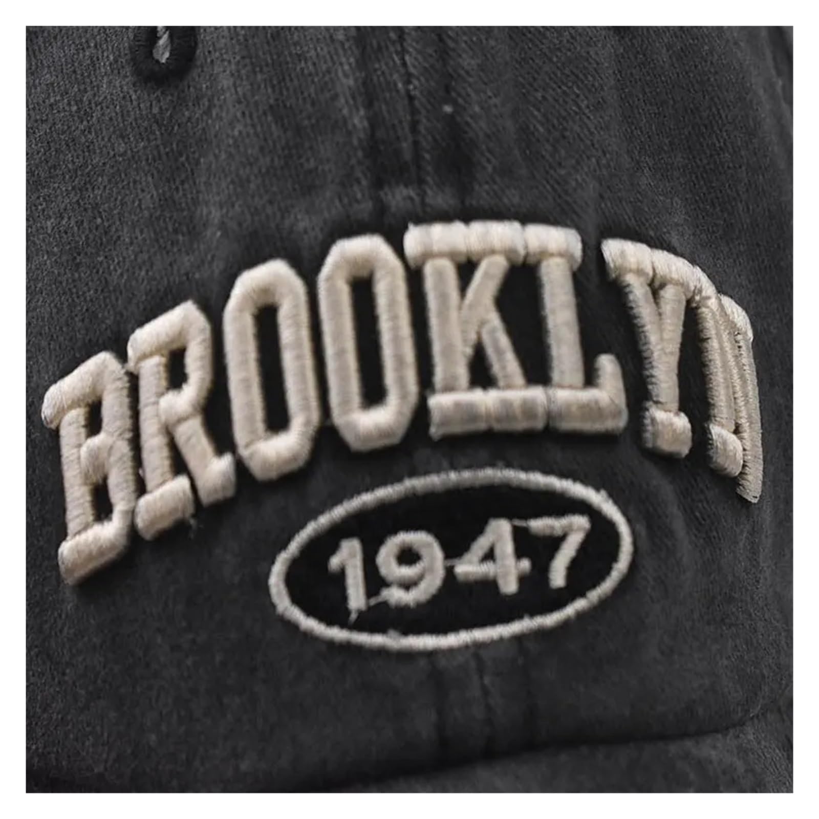 1 szt. Brooklyn bawełniana haftowana czapka z daszkiem męska i damska wersja koreańska czapka hip-hopowa z osobowością