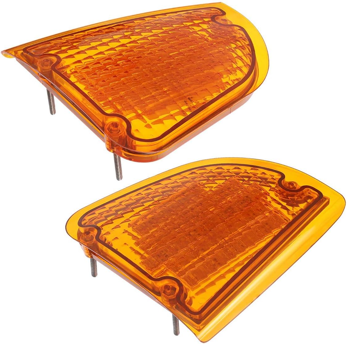 🛒 Flаѕh Sаlе Partsam 29 Amber LED Front P/T/C Light Assembly Replacement for Kenworth T600 T660 K300 T300 T330 Front LED Turn Signal Lights and Parking Lights Lamps, LH & RH, 1157 Plug