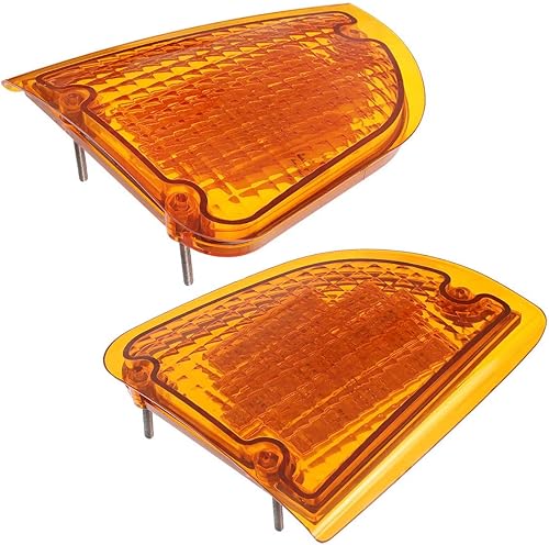 Miniatura 6 de Partsam 29 luces LED ámbar delanteras PTC de repuesto para Kenworth T600 T660 K300 T300 T330 luces direccionales delanteras LED y luces de