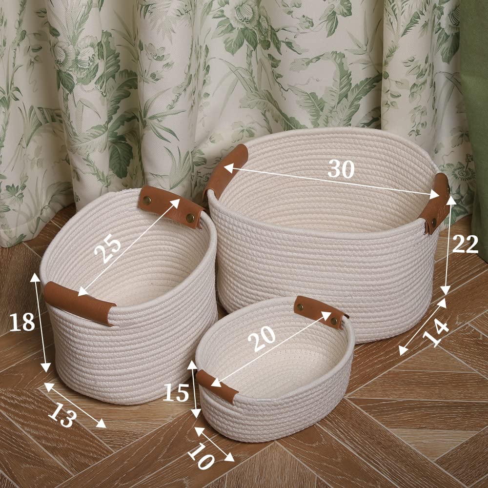 天然素材 編み込みバスケット 3つセット 天然素材 編み込みバスケット 3つセット