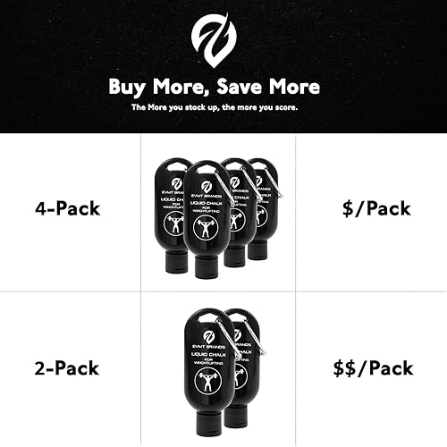 Miniatura 5 de Liquid Chalk, Mess Free Gym Chalk for Weightlifting, Gymnastics, Rock Climbing, Dancing, and Lifting. Sweat Resistant and Long Lasting for Stronger