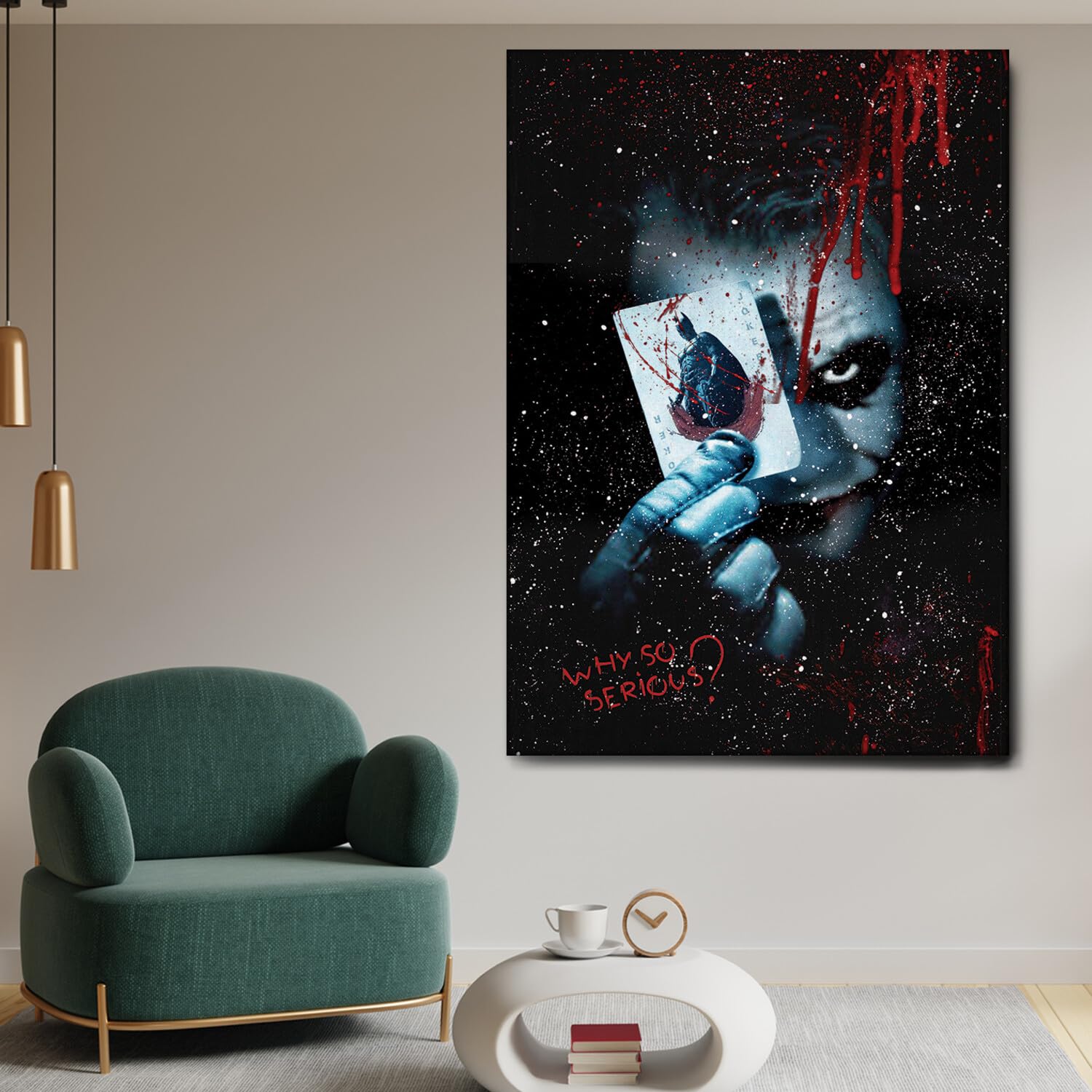 Giallobus - Gemälde - 03 - Jokerkarte - Leinwand mit Standardrahmen - 100x140 - Bereit zum Aufhängen - Moderne Gemälde für zu Hause
