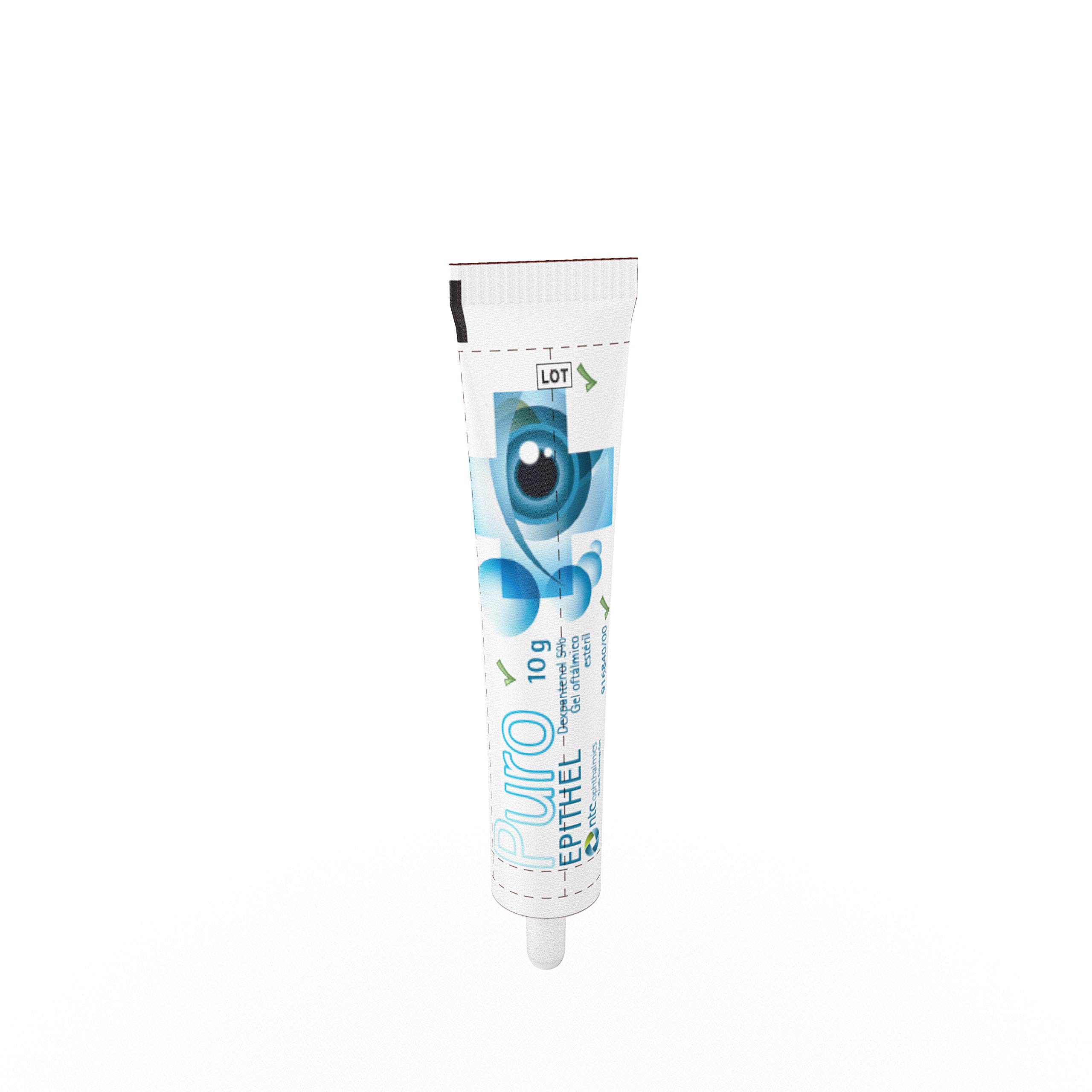 Pure EPITHEL Gel oftalmico da 10 g | Dexpantenolo + carbomer | Idratazione oculare contro occhi secchi e secchezza degli occhi