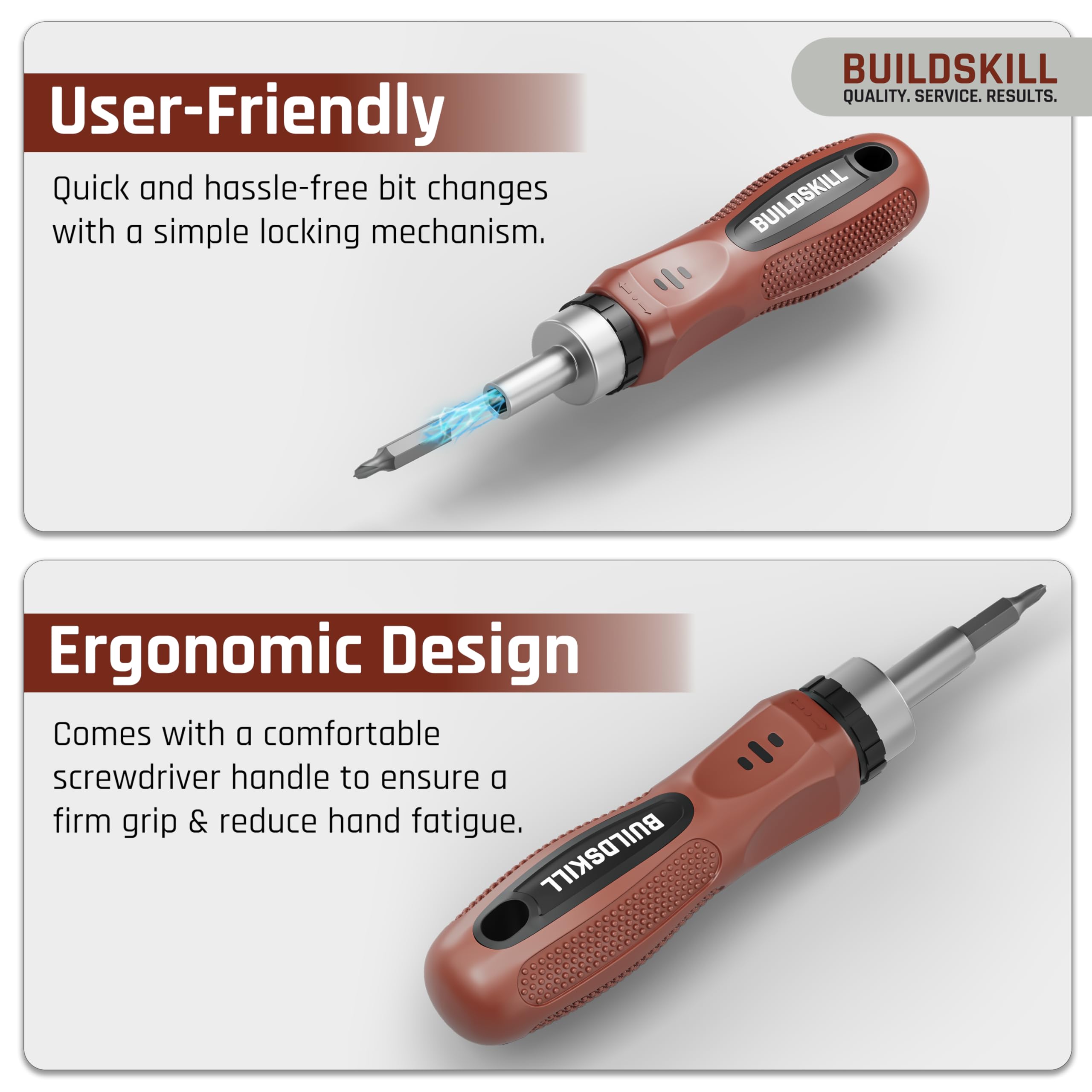 BUILDSKILL 101 Piece Ratchet Screwdriver Kit - Repair Tools -2 BUILDSKILL 101 Piece Ratchet Screwdriver Kit - Repair Tools -2