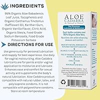 Vista 3 de Aloe Cadabra Flavored Personal Lubricant and Vaginal Moisturizer, Organic Edible Aloe Lube for Men, Women and Couples, Non-Staining, pH Balanced