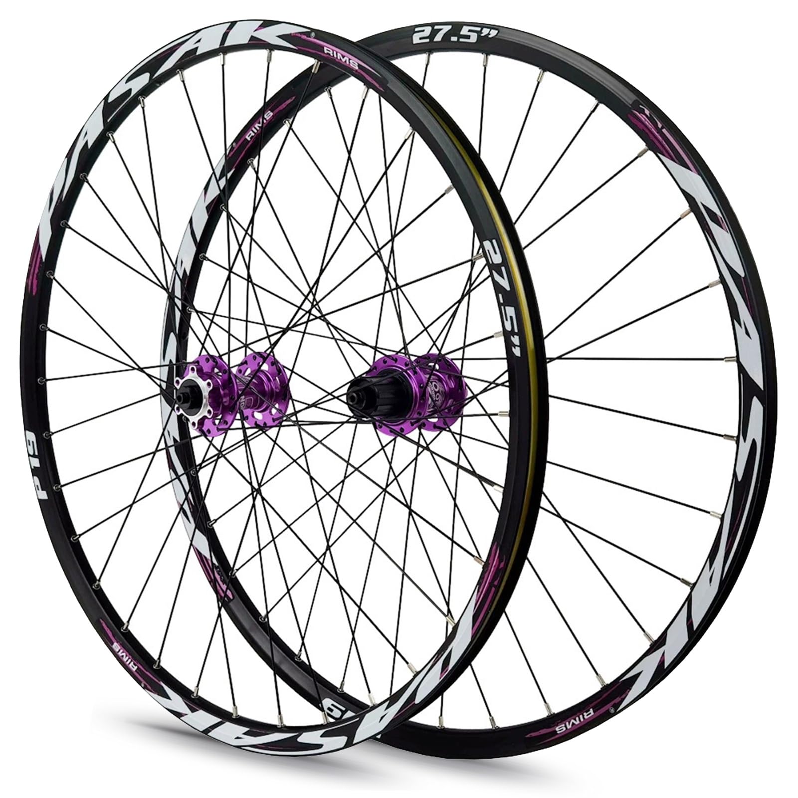 Zestaw kół do roweru górskiego, hamulce tarczowe, szybkie zwalnianie, przednie tylne koła ze stopu aluminium, podwójna ścianka, 8-12 prędkości, kaseta, 32 otwory