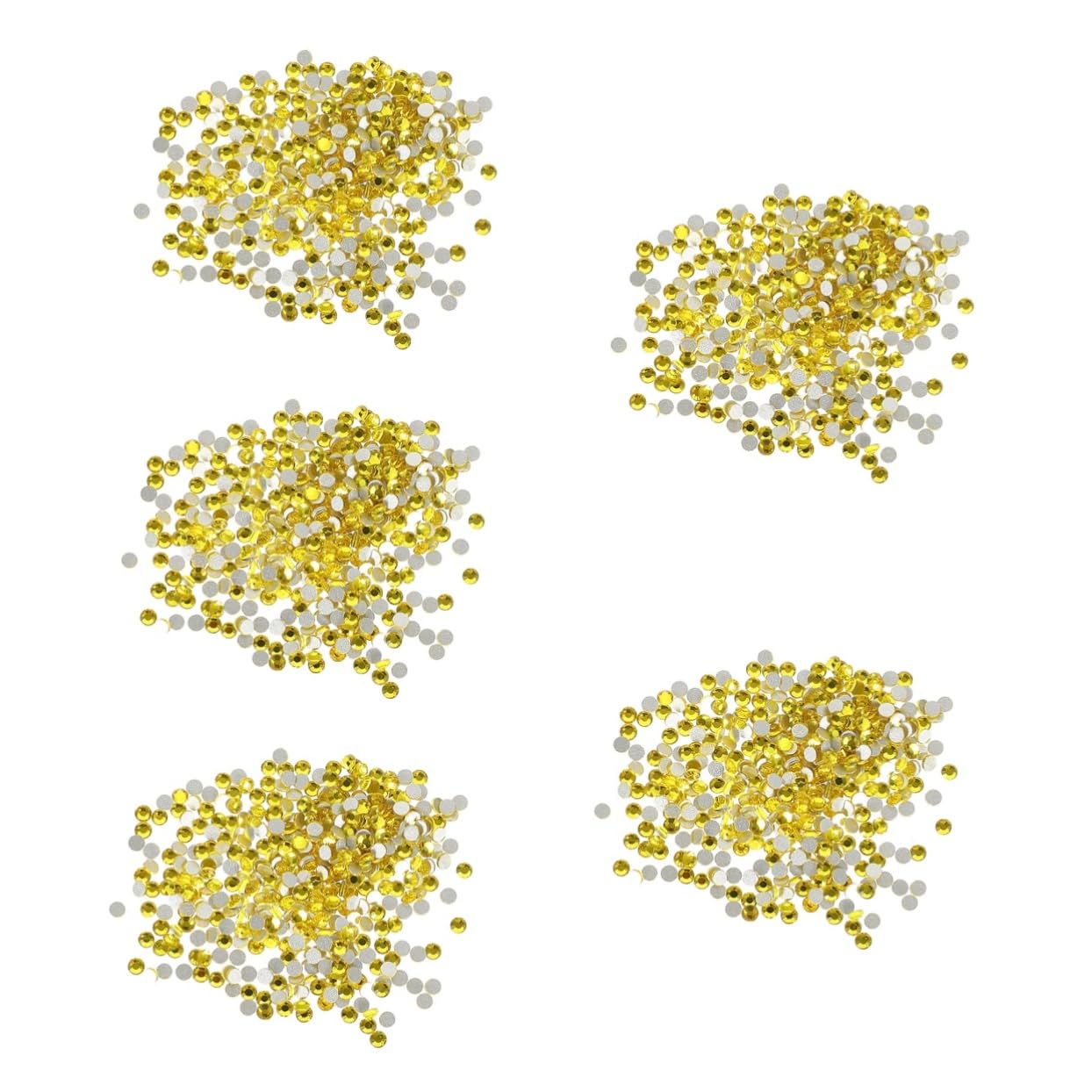 NUOBESTY 14400piezas Cristales De Para Uñas De Manicura Brillantes Decoraciones Para Manualidades y Accesorios