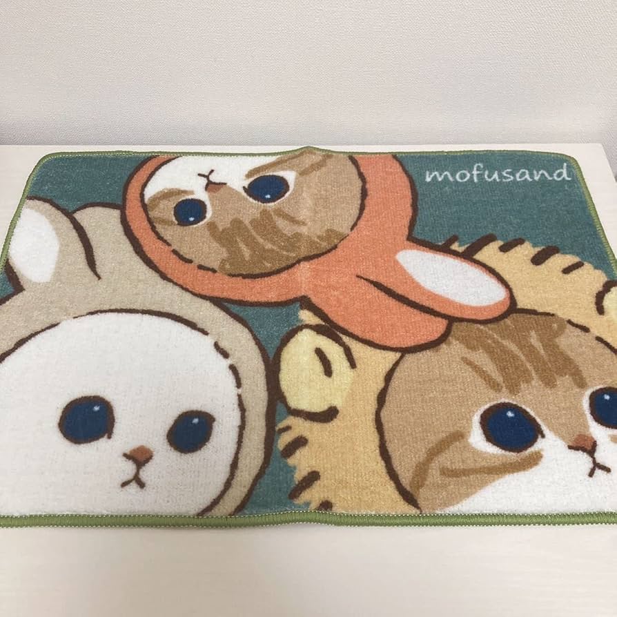 mofusand BIGぬいぐるみ キッチンマットセット mofusand キッチンマット | 商品紹介 | 株式会社パレード