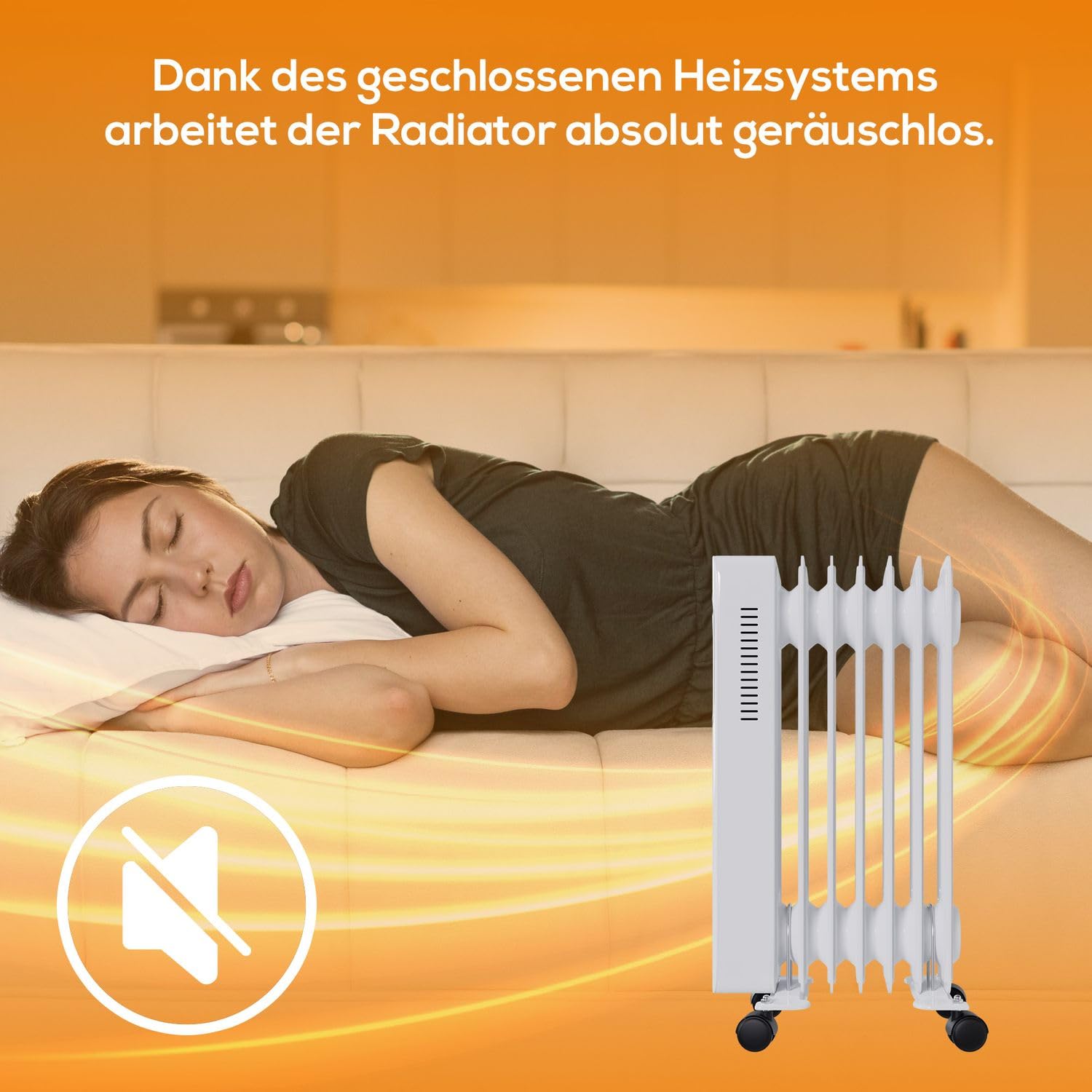 Tronitechnik® Ölradiator OR-307 7 Rippen 1500 W WiFi weiß