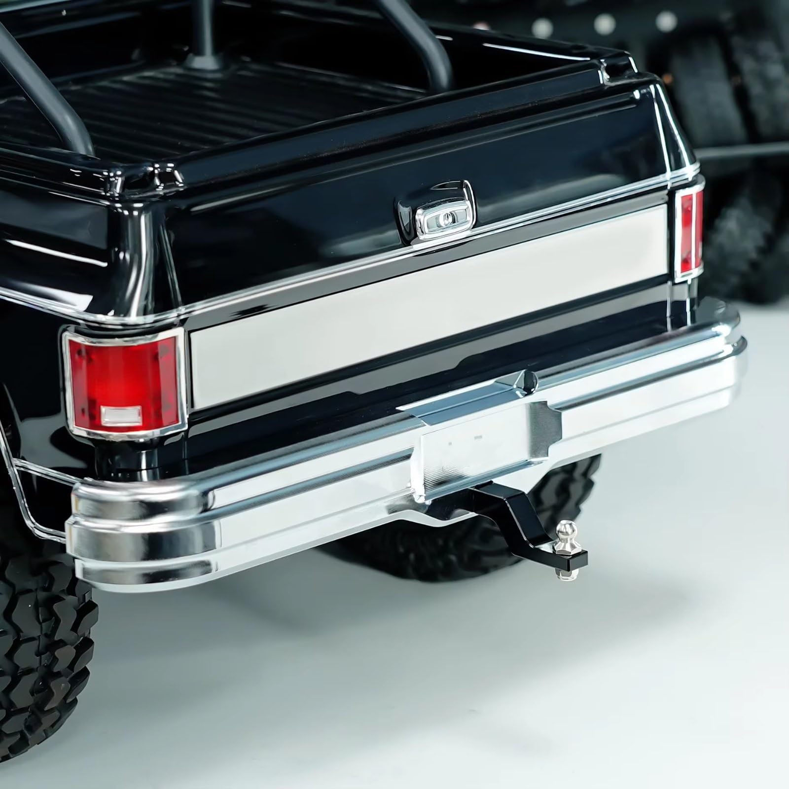 Per FMS FCX10 K5 1/10 Anteriore Alluminio Paraurti Posteriore Cromato RC Automobili Aggiornamenti Accessori Componenti Ricambio Sostituzioni Decorazioni RC Ricambi Modellismo