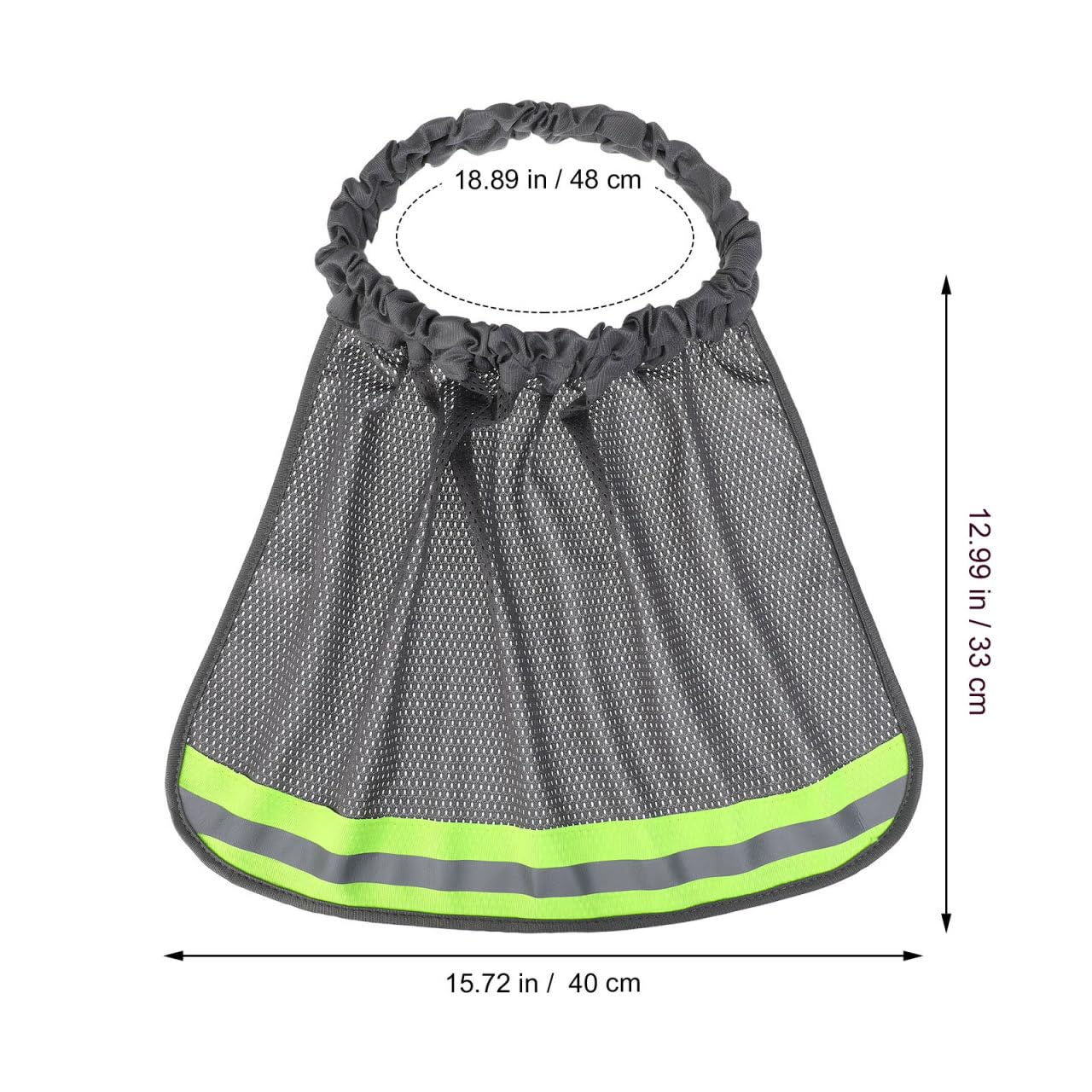 DOITOOL 3 Piezas Cascos De Obra Sombra De Cuello para Sombrero Duro con Visera Reflectante Cubierta Ligera Y Transpirable para Trabajadores De ConstruccióN Al Aire Libre Trabajo Exterior Jardinería