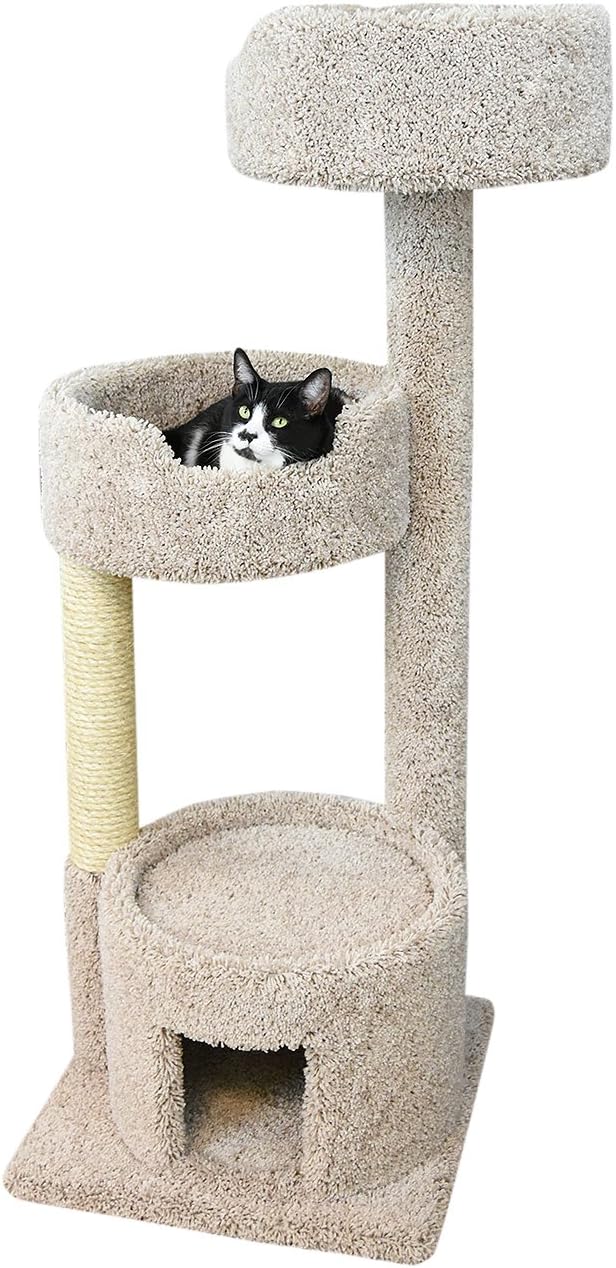 New Cat Condos Premier Cat Perch, Beige