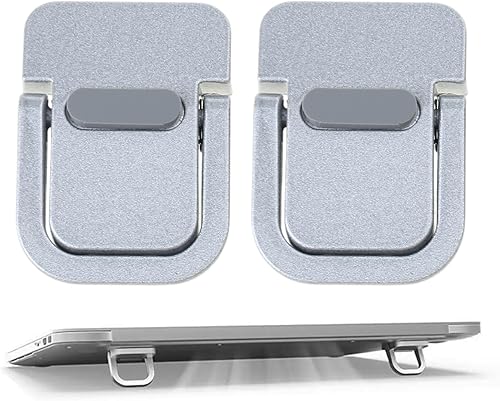 Miniatura 7 de 2Pcs Laptops Stand Portable Computer Keyboards for Desk Self-Adhesive Invisible Feet Foldable Portable