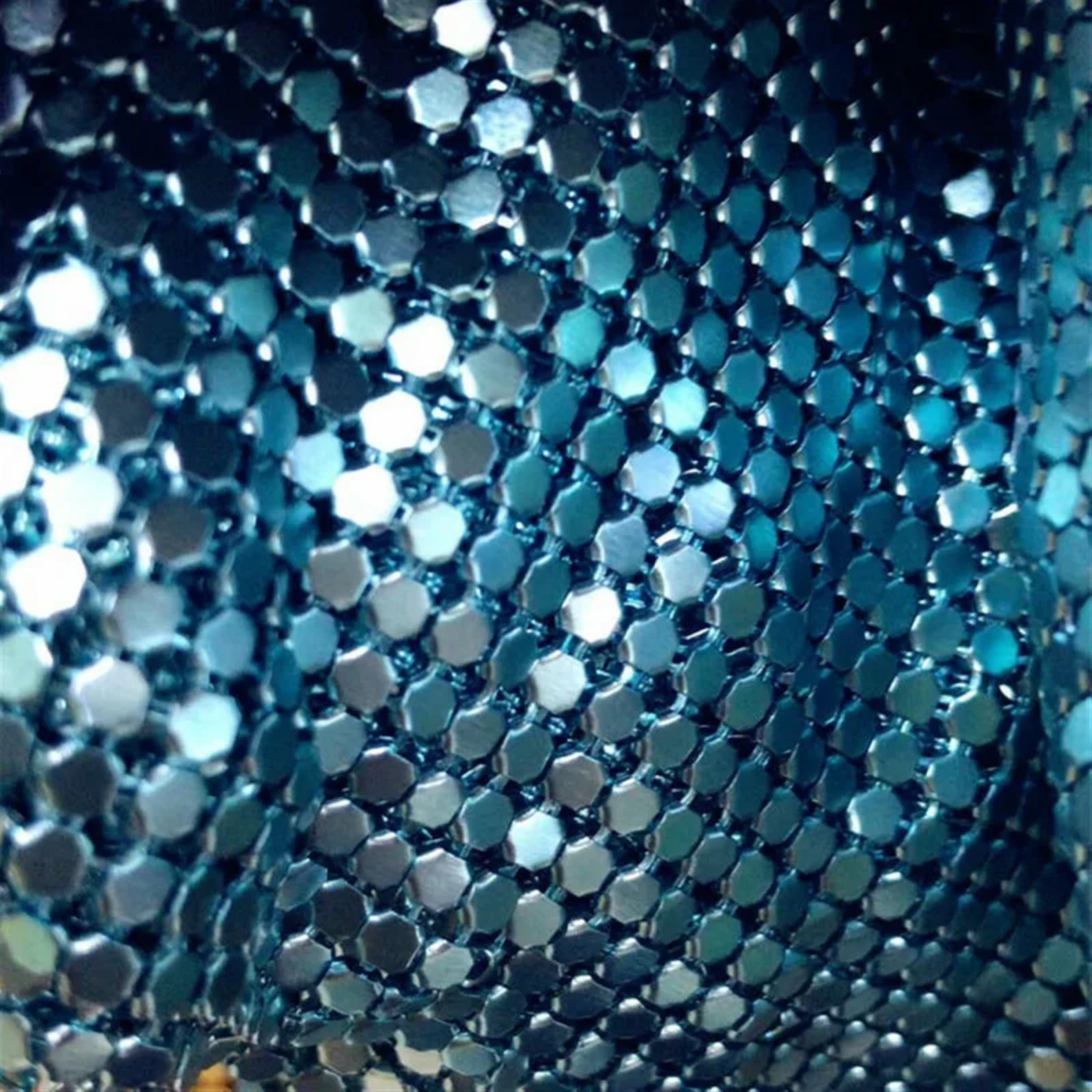 Cotte mailles aluminium bleu de qualité supérieure 75x150 - 7