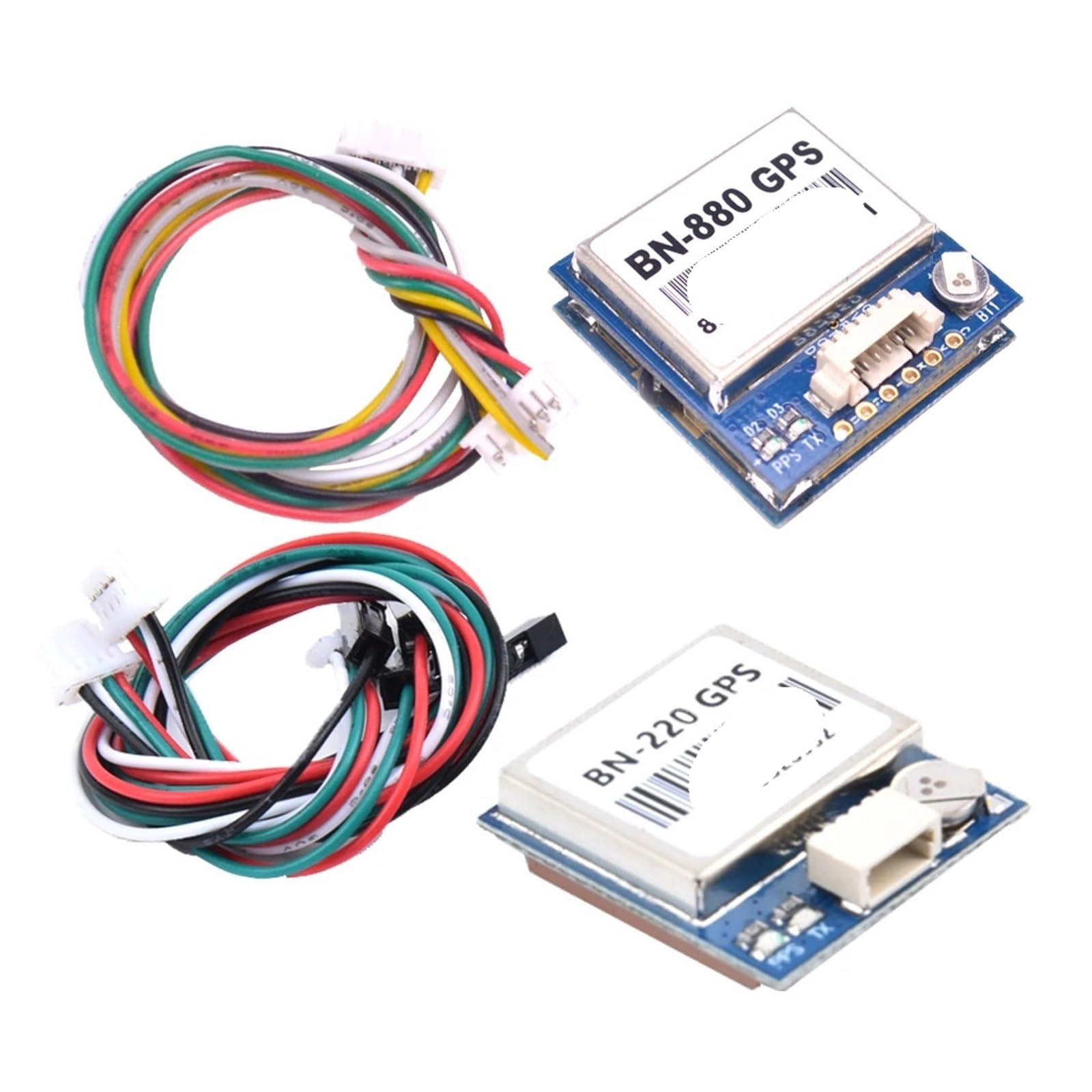 Compatibile con il modulo di posizionamento GPS GLONASS a doppia banda BN-880 con antenna e cavi for drone FPV, quadricottero RC da corsa(1PCS BN-880 GPS)